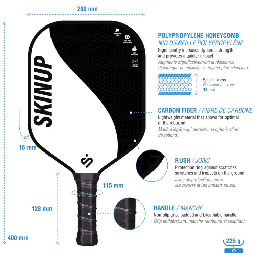 Raquette Pickleball Yin Yang