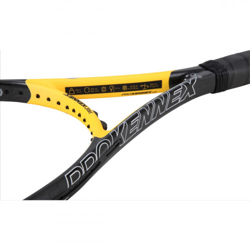 RAQUETTE KI BLACK ACE PROKENNEX YELLOW (315 GR)  NON CORDEE - 190014