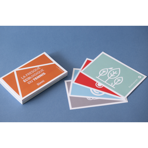 JEUX DE CARTES FRESQUE ECOLOGIQUE DU TENNIS
