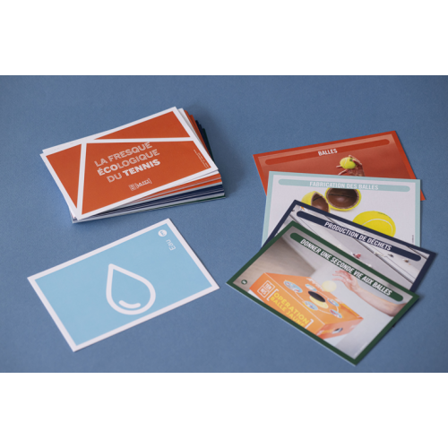 JEUX DE CARTES FRESQUE ECOLOGIQUE DU TENNIS