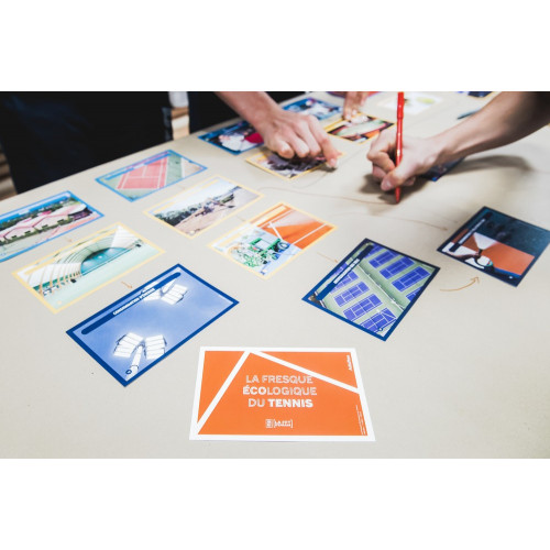 JEUX DE CARTES FRESQUE ECOLOGIQUE DU TENNIS