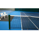 Poteaux de tennis carrés amovibles - Couleur VERT - Carrington