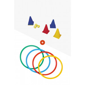 Kit Cônes + Cercles ∅ 36cm