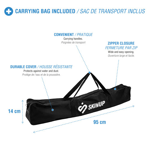 Filet de pickleball transportable à roulette