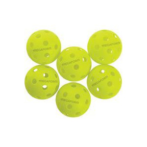 Lot de 6 balles de pickleball Megaform