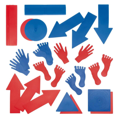 30 pièces de marquage au sol