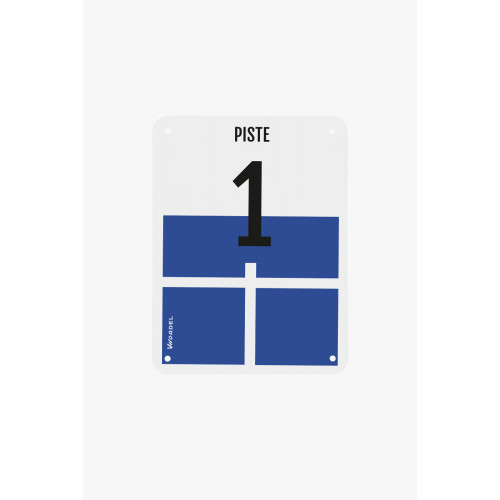 NUMERO DE COURT PADEL - Made in France - 330301