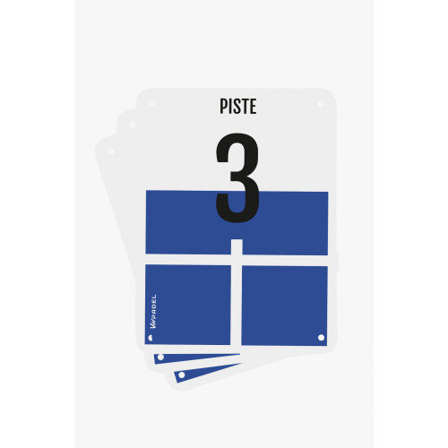 NUMERO DE COURT PADEL - Made in France - 330301