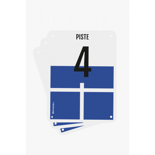 NUMERO DE COURT PADEL - Made in France