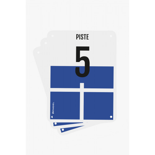 NUMERO DE COURT PADEL - Made in France - 330301