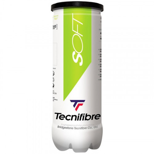TUBE DE 3 BALLES VERTES TECNIFIBRE SOFT