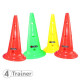 Balise x4 Multicolore - 50cm - 12 Trous - Rouge, Vert, Jaune - 4TRAINER