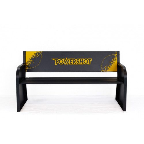 Banc acier personnalisable  - Carrington - Noir
