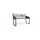 Banc personnalisable traité anti-UV - 2m Capacité 4 pers.