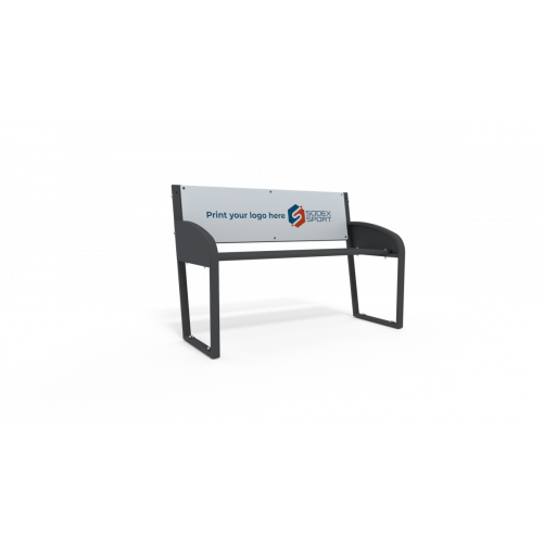 Banc personnalisable traité anti-UV - 1,2m  Capacité 2 pers.