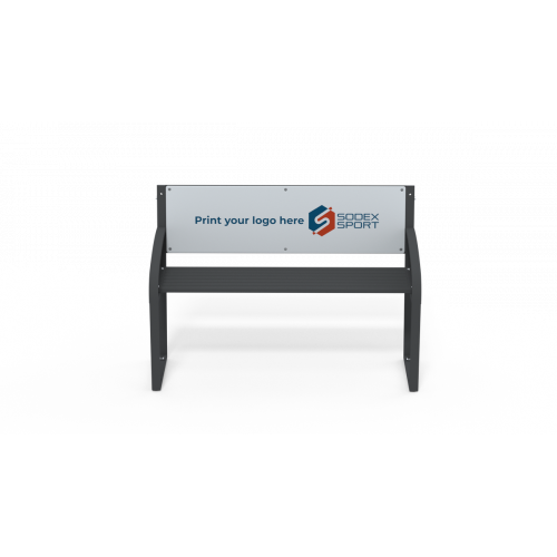 Banc personnalisable traité anti-UV - 1,2m  Capacité 2 pers.