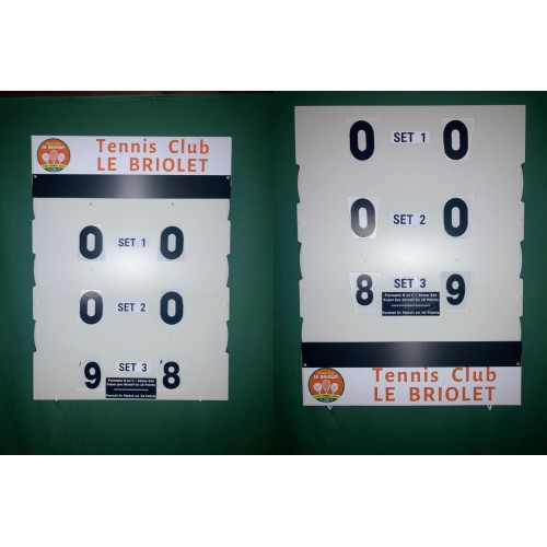 Padel Recto Verso avec Pub et Plaquettes