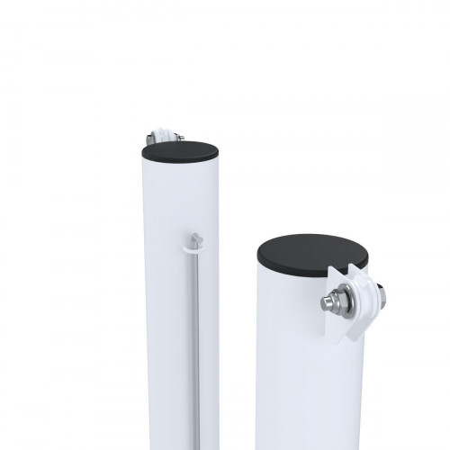 Poteaux ronds Ø90mm en acier à sceller - Conforme ITF