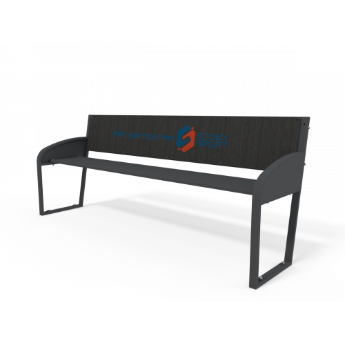 Banc personnalisable traité anti-UV - 2m  Capacité 4 pers.