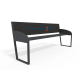 Banc personnalisable traité anti-UV - 1m20 Capacité 2 pers.