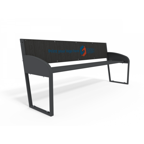 Banc personnalisable traité anti-UV - 2m  Capacité 4 pers.