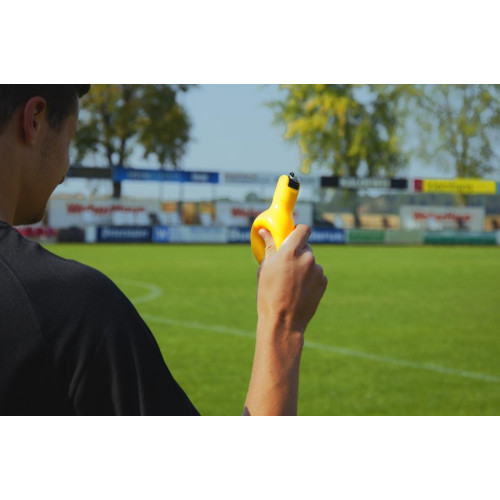 Lot de 3 Sifflets poire - Sifflet à main hygiénique - Couleur JAUNE