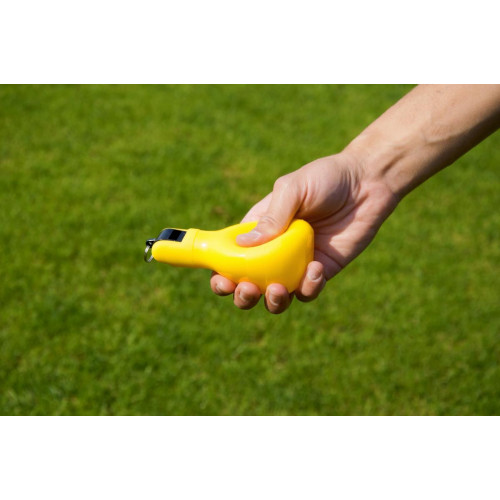 Lot de 3 Sifflets poire - Sifflet à main hygiénique - Couleur JAUNE