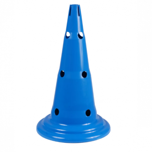 Lot de 8 Cônes multijeux 50 cm / 12 trous