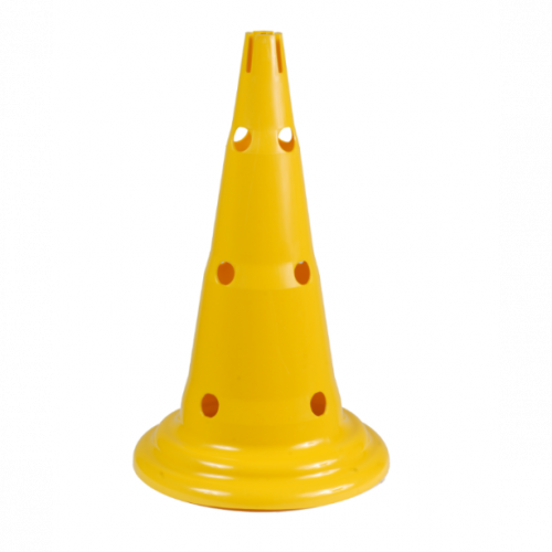 Lot de 8 Cônes multijeux 50 cm / 12 trous