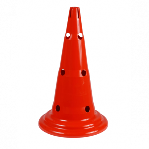 Lot de 8 Cônes multijeux 50 cm / 12 trous