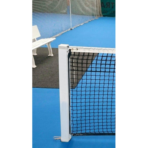 Paire de poteaux de tennis carré en aluminium - Carrington