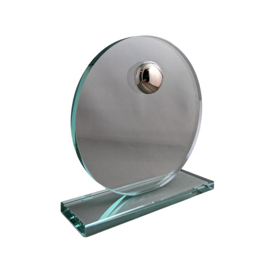 Trophée en verre, gravé "Orona Tennis"