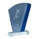 Trophée en Verre "Blue Line"