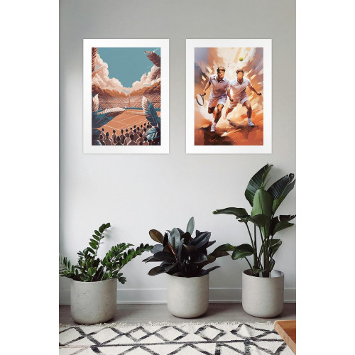 ILLUSTRATION LOT DE 2 - 800200