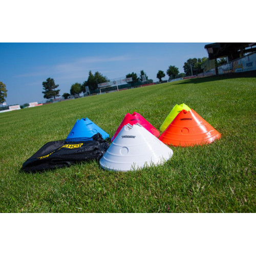 Lot de 20 cônes géants de délimitation - 5 couleurs différentes