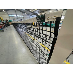 OFFRE DESTOCKAGE! FILET DE TENNIS ENTRAINEMENT (MAILLE DOUBLE + RENFORT SUR 6 RANGS DE MAILLES)