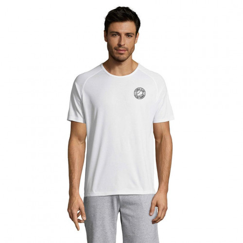 T-SHIRT "SPORTY " Homme (avec votre logo - vendu par lot)