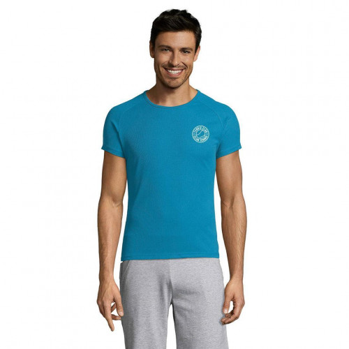 T-SHIRT "SPORTY " Homme (avec votre logo - vendu par lot)