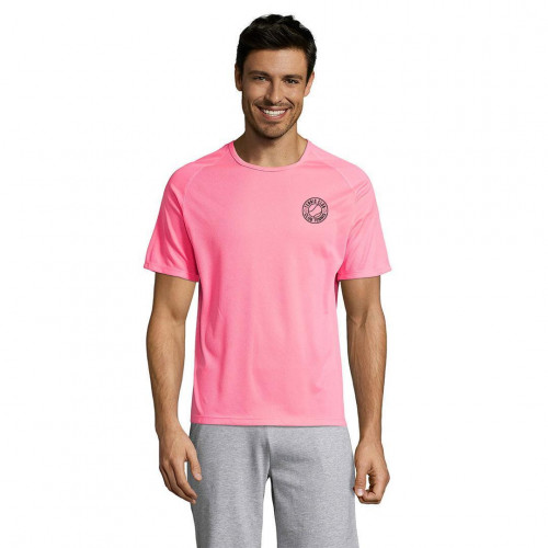 T-SHIRT "SPORTY " Homme (avec votre logo - vendu par lot)