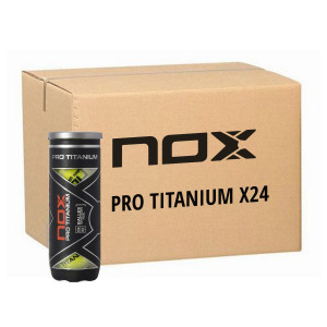 Carton 24 tubes de 3 balles Nox Pro Titanium