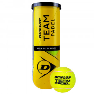 Tube de 3 Balles Dunlop Team Padel