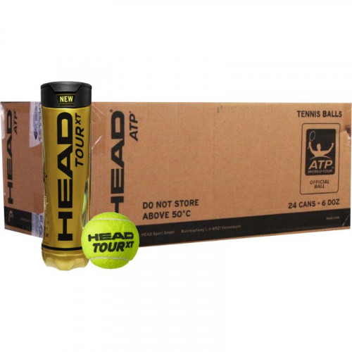 Carton de 18 Tubes Balles HEAD Tour XT
