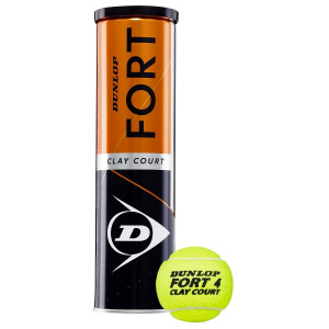 Balles Dunlop Fort Clay Court x4