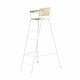 Chaise d'arbitre prestige bois / acier - outdoor - Made in France