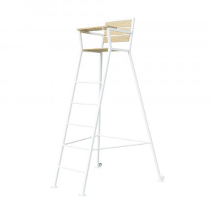 Chaise d'arbitre prestige bois / acier - indoor - Made in France