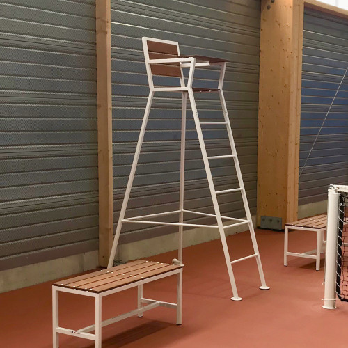 Chaise d'arbitre prestige bois / acier - indoor - Made in France