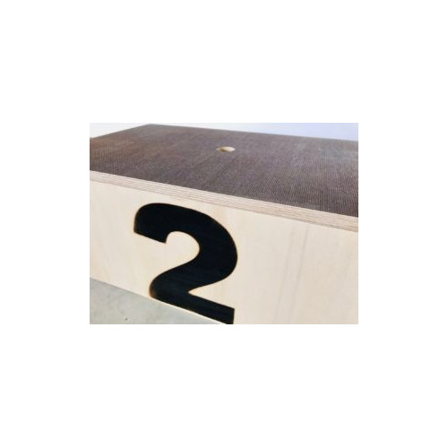 Lot de trois podiums bois - Made in France