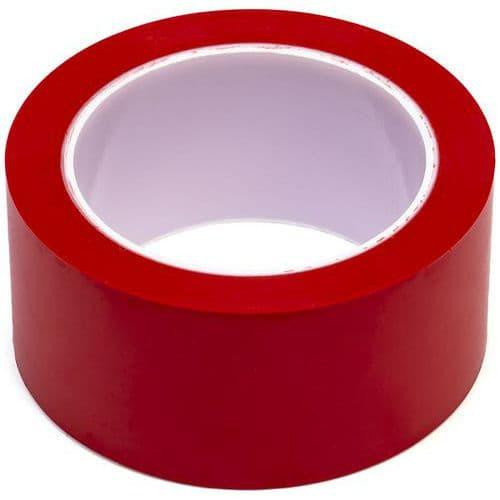 BANDE ADHESIVE MARQUAGE SOL ROUGE 