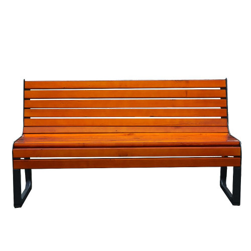 Banc de Tennis PREMIUM en bois - 196cm - Avec dossier