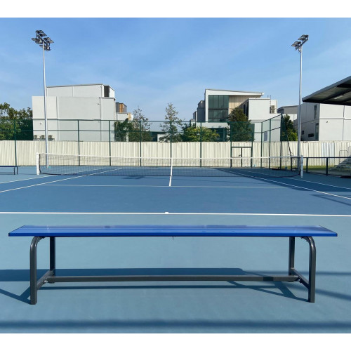 Banc mobile en acier plastifié - 2m
